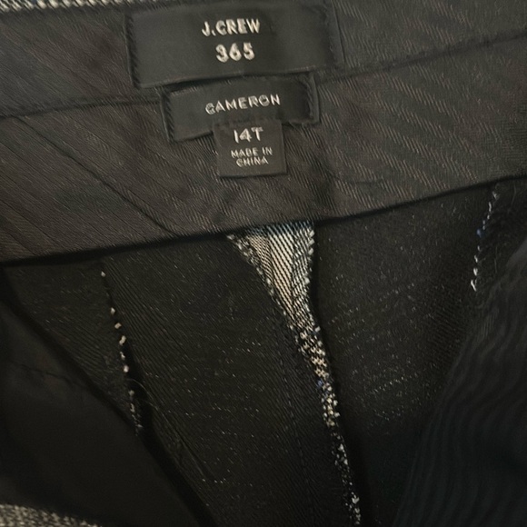 J. Crew Black and White Plaid Trousers - Picture 4 of 7